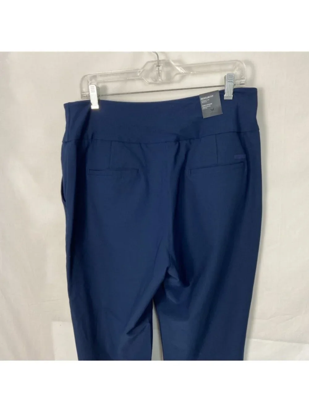 Adidas Women's 7/8 straight Leg Pants  Navy Blue Size L Ankle golf